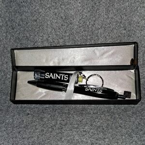 NFL SAINTS Black Pen Set